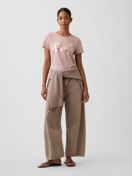 Женская футболка GAP с логотипом 1163445730 (Розовый XS)