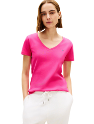 Футболка женская Tommy Hilfiger с логотипом 1163457315 (Розовый XS)