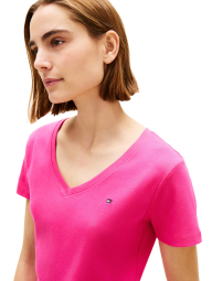 Футболка женская Tommy Hilfiger с логотипом 1163457315 (Розовый XS)