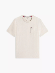 Мужская футболка Tommy Hilfiger с карманом 1163465858 (Молочный M)