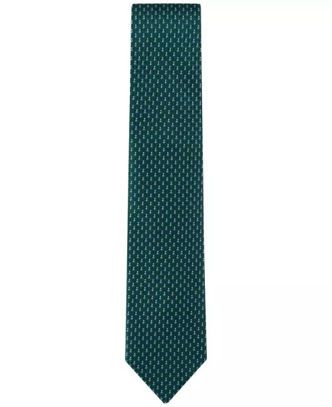 Мужской галстук Tommy Hilfiger 1159841985 (Зеленый One size)