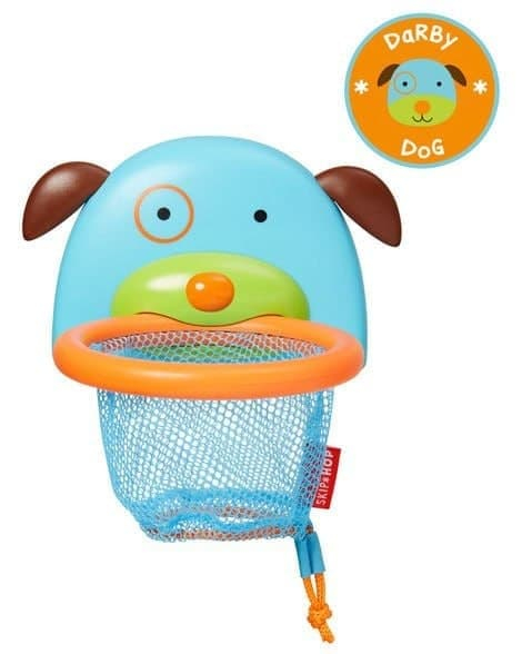 Игрушка для детей Zoo Bathtime Basketball Skip Hop art607345 (Голубой/Оранжевый)