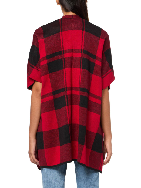 Женский пончо-кардиган Tommy Hilfiger кейп 1159840677 (Красный L/XL)
