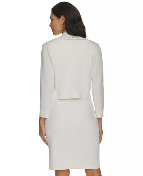 Жіночий кардиган Calvin Klein зі стразами 1159841340 (Молочний XL)