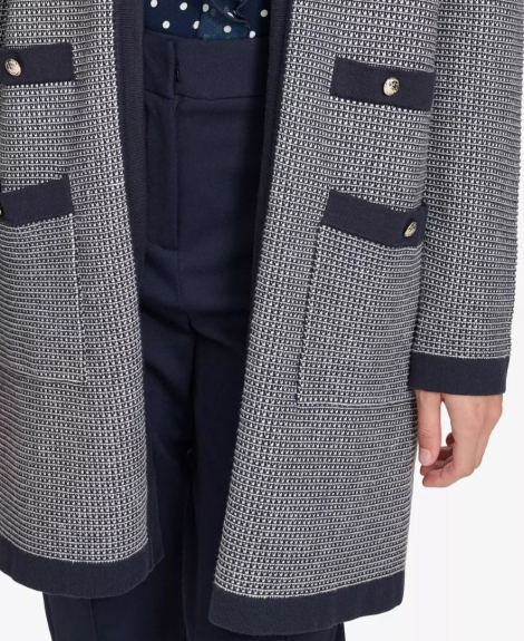 Женский кардиган Tommy Hilfiger удлиненный 1159841460 (Синий XL)