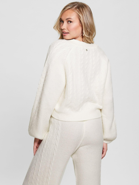 Жіночий укорочений кардиган GUESS 1159841520 (Молочний XL)