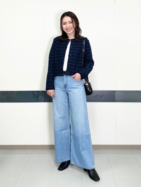 Женский вязаный кардиган UNIQLO 1159843014 (Синий L)