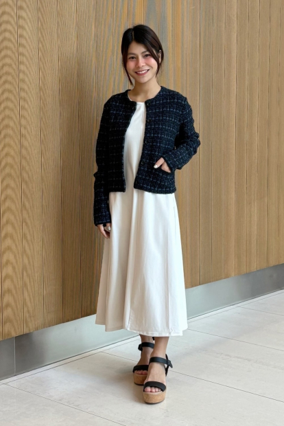 Женский вязаный кардиган UNIQLO 1159843014 (Синий L)