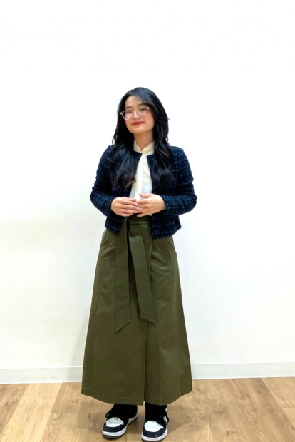 Женский вязаный кардиган UNIQLO 1159843014 (Синий L)