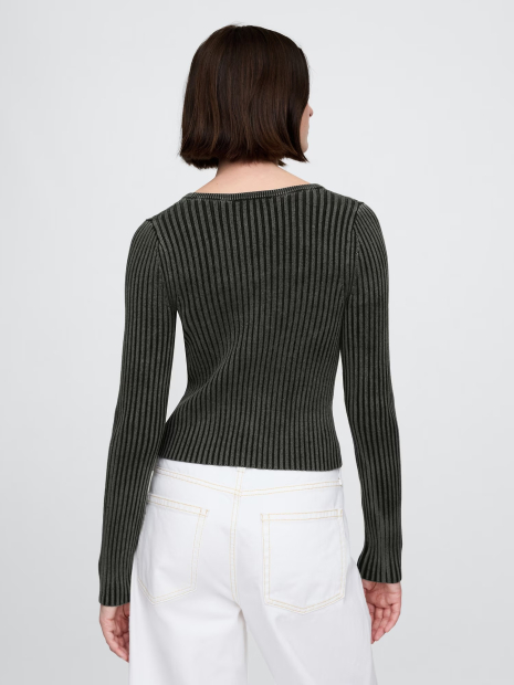 Женский укороченный кардиган GAP 1159844717 (Черный XS)