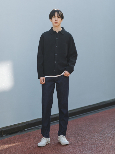 Кардиган UNIQLO кофта на пуговицах 1159846022 (Черный 3XL)