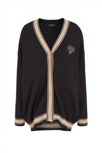 Мягкий вязаный кардиган Armani Exchange 1159846472 (Черный L)