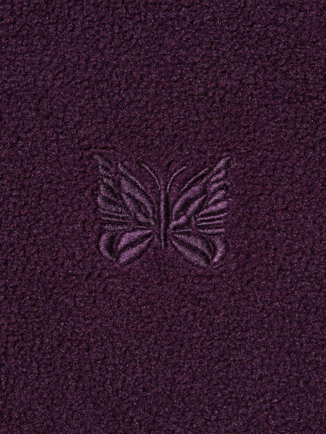 Флисовый кардиган UNIQLO and NEEDLES оверсайз 1159852963 (Фиолетовый L)