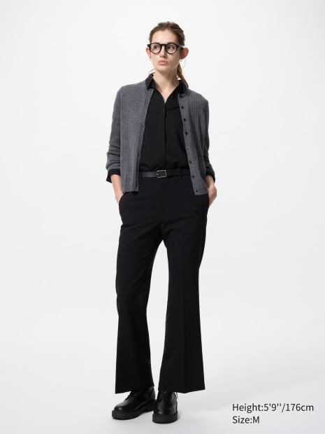 Вовняний кардиган UNIQLO кофта 1159855138 (Сірий S)