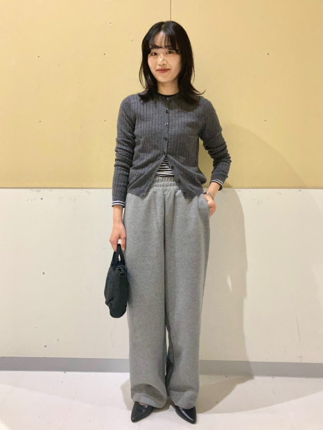 Вовняний кардиган UNIQLO кофта 1159855138 (Сірий S)