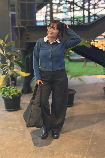 Женский кардиган UNIQLO на пуговицах 1159856987 (Синий XXL)