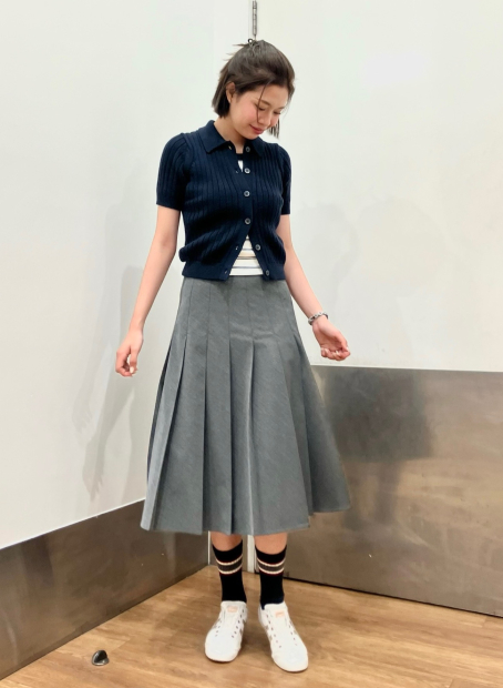 Женский вязаный кардиган с коротким рукавом UNIQLO кофта 1159857366 (Синий XL)