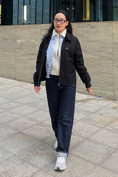 Теплый вязаный кардиган UNIQLO кофта на молнии 1159860536 (Молочный M)