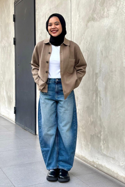 Кардиган UNIQLO кофта на пуговицах 1159862415 (Бежевый S)