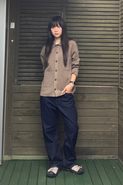 Кардиган UNIQLO кофта на пуговицах 1159862415 (Бежевый S)