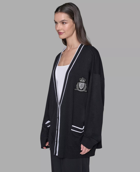 Женский кардиган Karl Lagerfeld 1159865571 (Черный M)