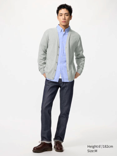 Кардиган UNIQLO 1159950364 (Сірий L)