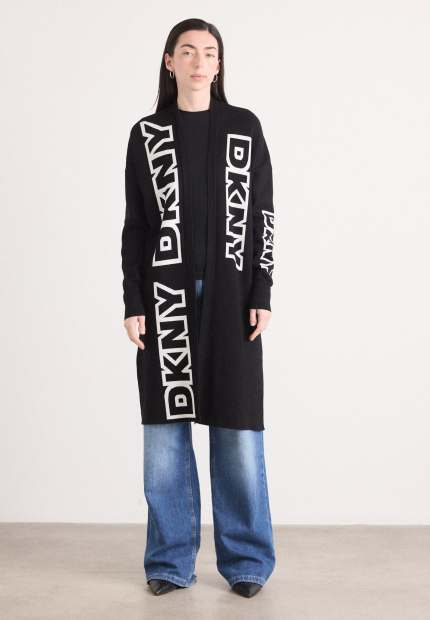 Оверсайз кардиган DKNY 1160051681 (Черный M/L)