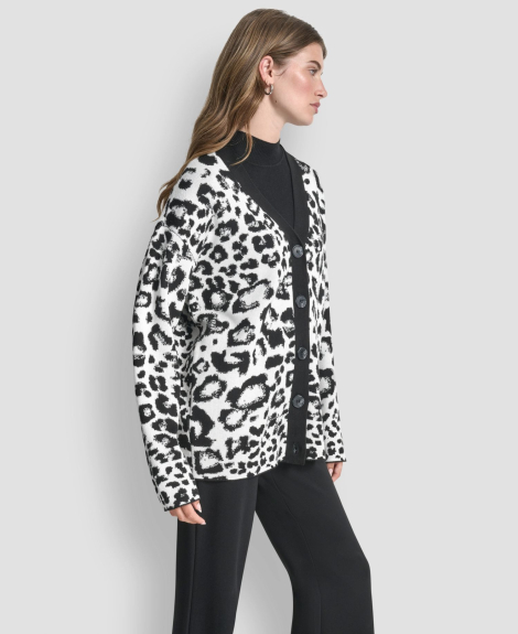 Кардиган DKNY с принтом 1160054461 (Белый S)