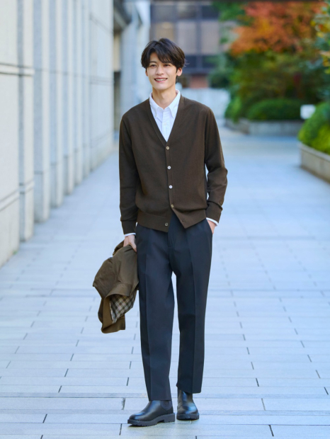 Кардиган UNIQLO кофта 1160088288 (Коричневий M)