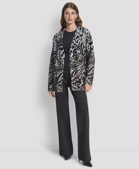 Кардиган DKNY с принтом 1160122495 (Черный S)