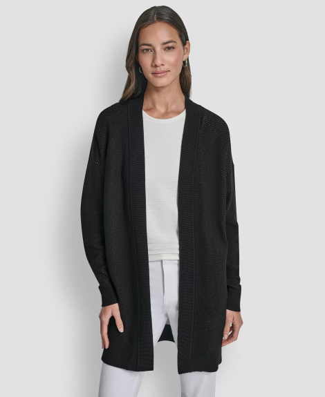 Оверсайз кардиган DKNY 1160145124 (Черный XL)