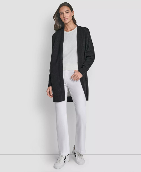 Оверсайз кардиган DKNY 1160145124 (Черный XL)