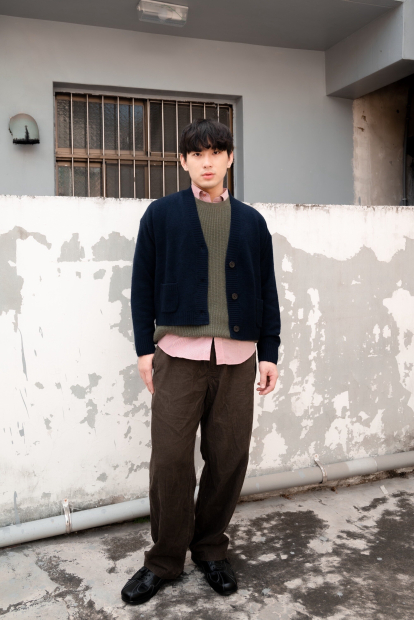 Женский вязаный кардиган Souffle Yarn UNIQLO кофта 1160373149 (Синий L)