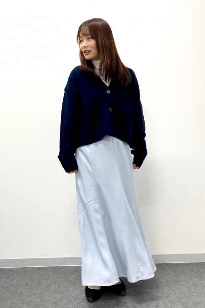 Женский вязаный кардиган Souffle Yarn UNIQLO кофта 1160373149 (Синий L)