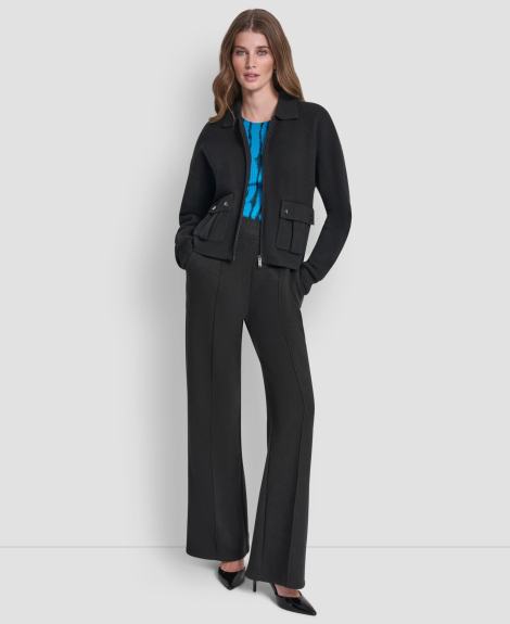 Женский кардиган DKNY на молнии 1160398973 (Черный XL)