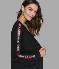 Женский кардиган Karl Lagerfeld 1159838486 (Черный XS)