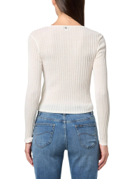 Женский кардиган GUESS двухслойный 1159839155 (Молочный M)