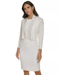 Жіночий кардиган Calvin Klein зі стразами 1159841340 (Молочний XL)