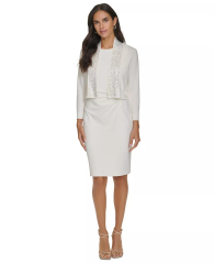 Жіночий кардиган Calvin Klein зі стразами 1159841340 (Молочний XL)