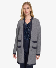 Женский кардиган Tommy Hilfiger удлиненный 1159841460 (Синий XL)
