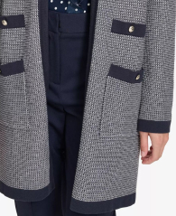 Женский кардиган Tommy Hilfiger удлиненный 1159841460 (Синий XL)