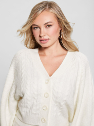 Жіночий укорочений кардиган GUESS 1159841520 (Молочний XL)