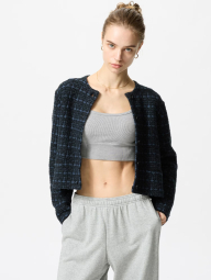 Женский вязаный кардиган UNIQLO 1159842966 (Синий S)