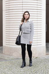 Женский вязаный кардиган UNIQLO 1159842970 (Черный/Молочный S)