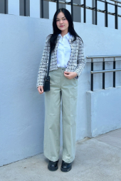 Женский вязаный кардиган UNIQLO 1159842970 (Черный/Молочный S)