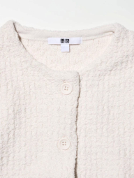 Женский вязаный кардиган UNIQLO 1159843004 (Молочный M)