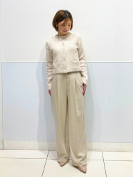 Женский вязаный кардиган UNIQLO 1159843004 (Молочный M)