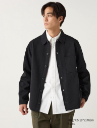 Кардиган UNIQLO кофта на пуговицах 1159846022 (Черный 3XL)