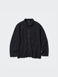 Кардиган UNIQLO кофта на пуговицах 1159846022 (Черный 3XL)