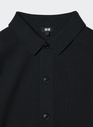 Кардиган UNIQLO кофта на пуговицах 1159846022 (Черный 3XL)
